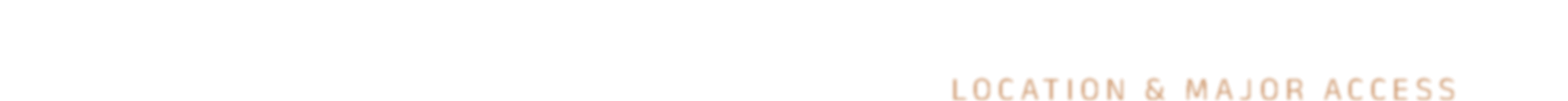LOCATION & MAJOR ACCESS